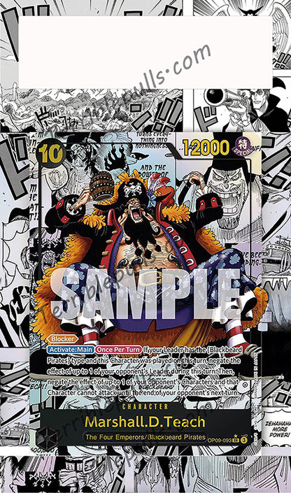 Marshall.D.Teach Manga OP09 Emperors in the New World Extended Art