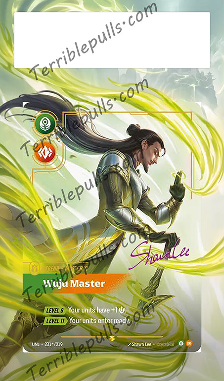 Master Yi Wuju Master 231 Riftbound: Unleashed