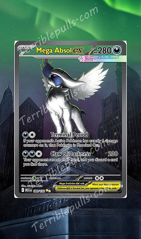 Mega Absol EX 180 Mega Evolution