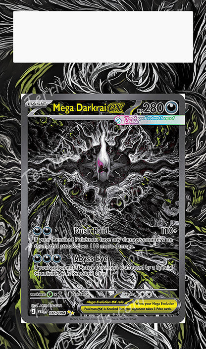 Mega Darkrai EX 116 Pitch Black Extended Art