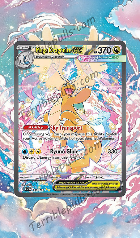 Mega Dragonite EX 290/217 Extended Art