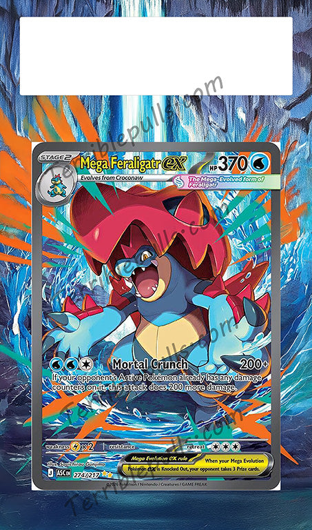 Mega Feraligatr EX 274/217 Extended Art