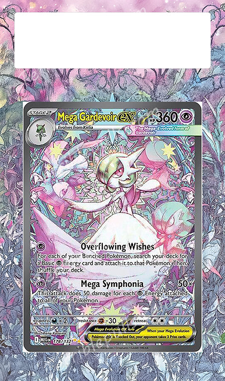 Mega Gardevoir EX 178 Mega Evolution