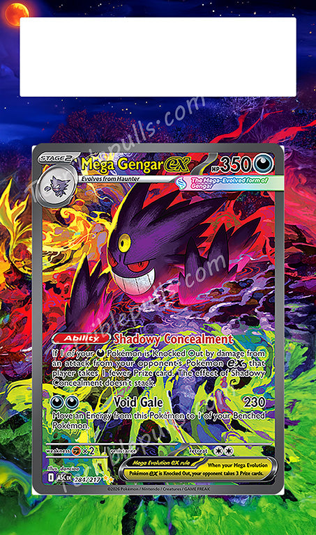 Mega Gengar EX 284/217 Extended Art