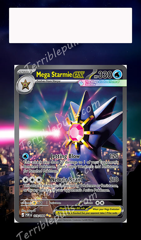 Mega Starmie EX Perfect Order Extended Art