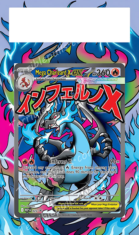 Mega Charizard X EX 023 Promo Extended Art