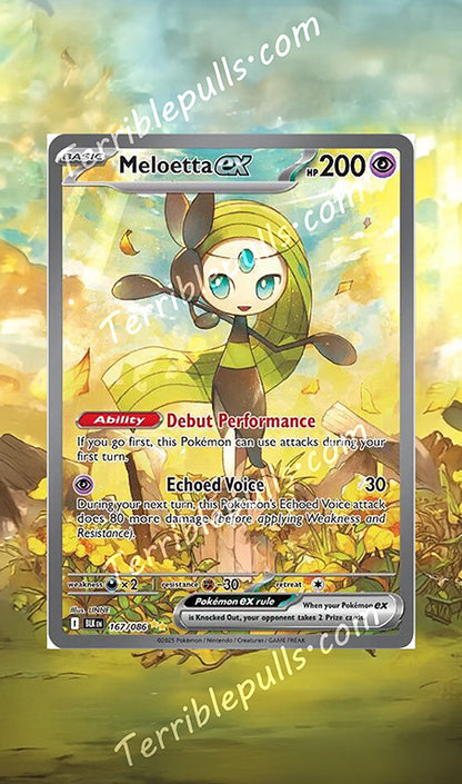 Meloetta EX 167 Extended Art