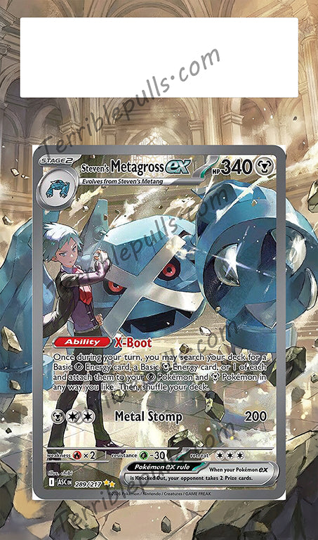 Steven's Metagross EX 289/217 Extended Art