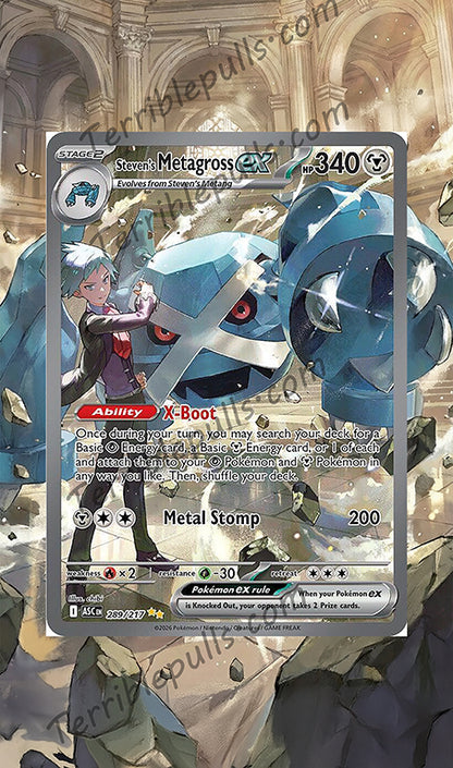 Steven's Metagross EX 289/217 Extended Art