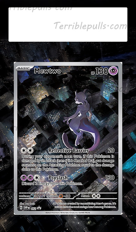 Mewtwo 151 Ultra Premium Collection Promo Extended Art