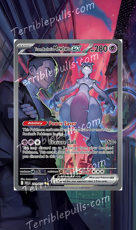 Mewtwo EX Destined Rivals Extended Art