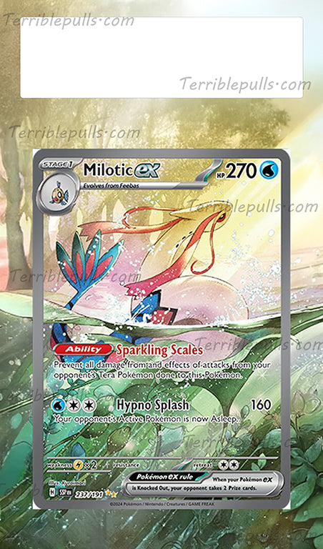 Milotic EX Surging Sparks Extended Art