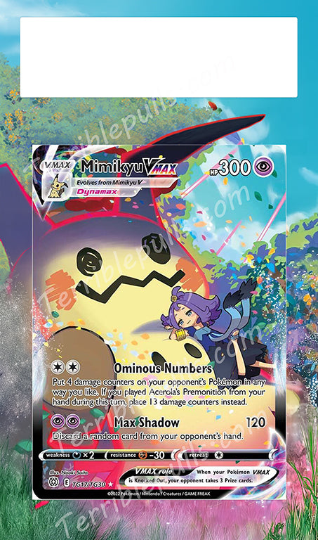 Mimikyu VMAX TG17 Extended Art