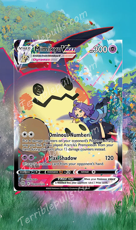 Mimikyu VMAX TG17 Extended Art