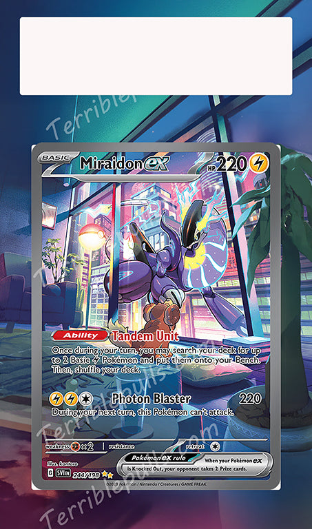 Miraidon EX Scarlet & Violet Base Extended Art