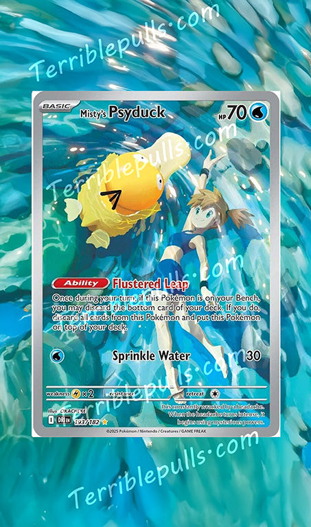 Misty's Psyduck Destined Rivals Extended Art