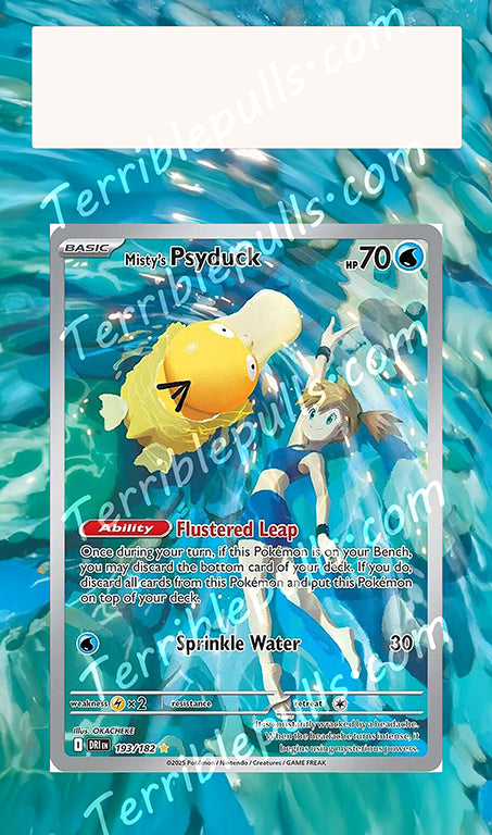 Misty's Psyduck Destined Rivals Extended Art