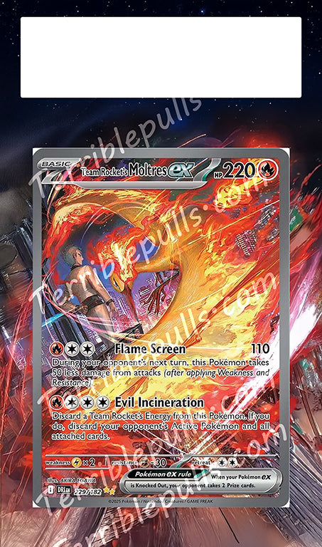 Moltres EX Destined Rivals Extended Art