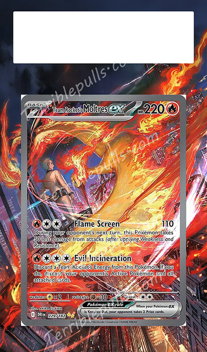 Moltres EX Destined Rivals Extended Art