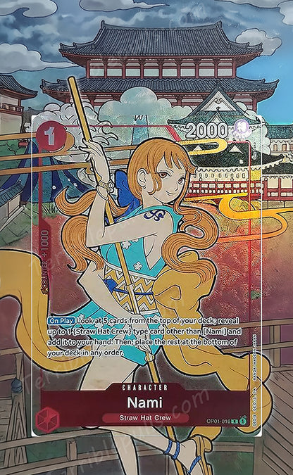 Nami English Version 1st Anniversary Set OP01-016 Extended Art