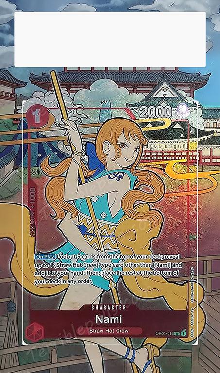 Nami English Version 1st Anniversary Set OP01-016 Extended Art