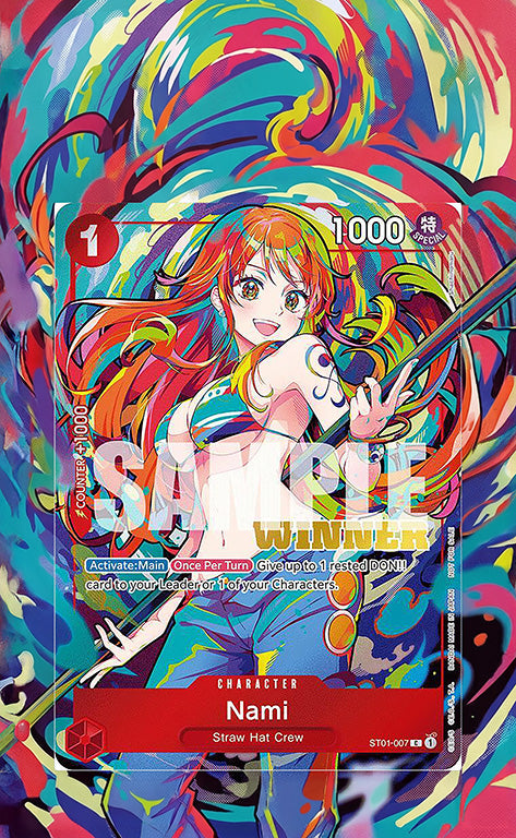 Nami 2025 New Year Winner Promo ST01-007 Extended Art