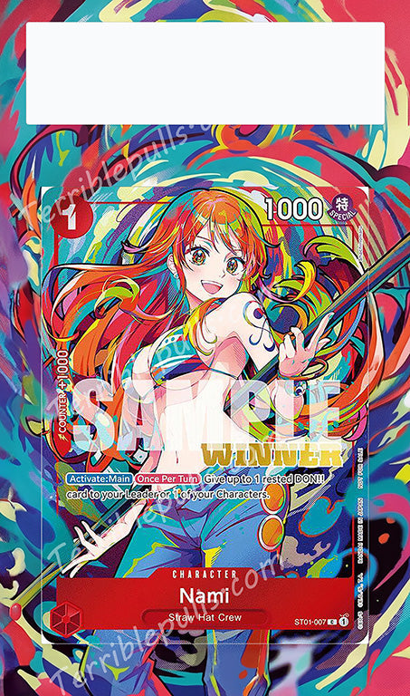 Nami 2025 New Year Winner Promo ST01-007 Extended Art