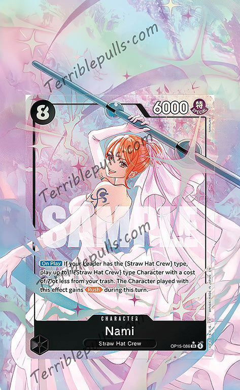 Nami Alt Art OP15-086 Extended Art
