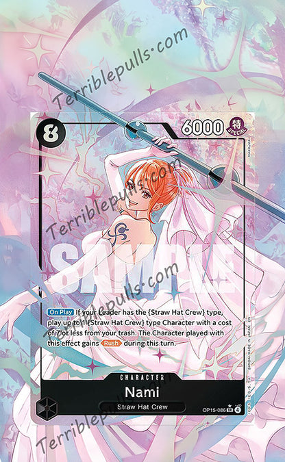Nami Alt Art OP15-086 Extended Art