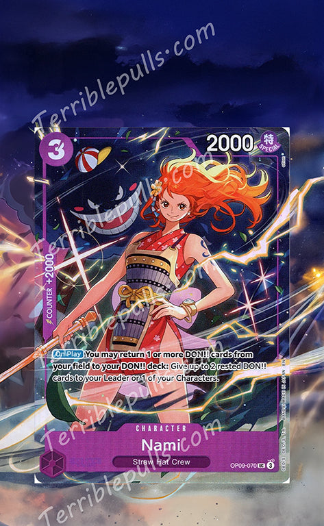 Nami Premium Card Collection (Nami Gengar) OP09-070 Promo Extended Art