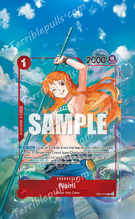 Nami OP01-016 Romance Dawn Extended Art