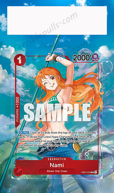 Nami OP01-016 Romance Dawn Extended Art