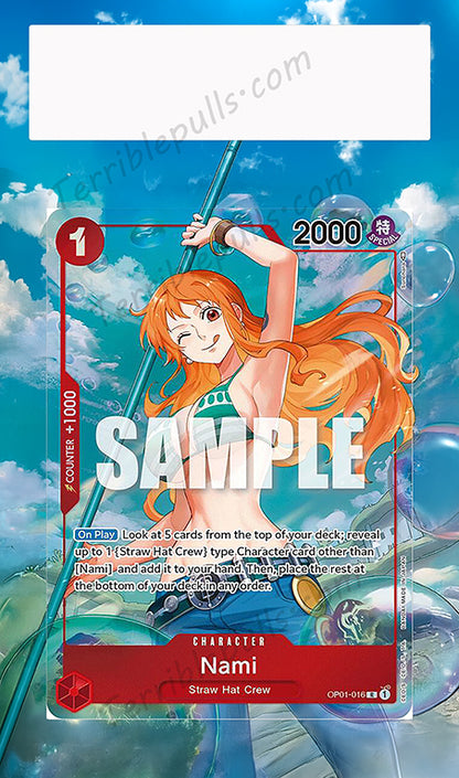 Nami OP01-016 Romance Dawn Extended Art