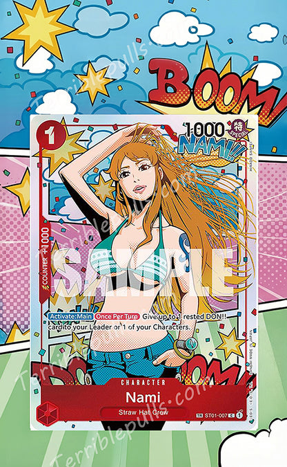 Nami TR OP06-007 Wings of the Captain Extended Art