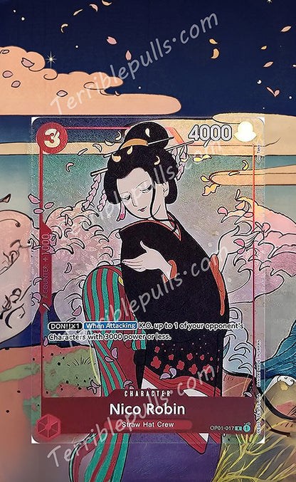 Nico Robin English Version 1st Anniversary Set OP01-017 Extended Art