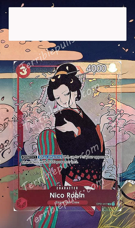 Nico Robin English Version 1st Anniversary Set OP01-017 Extended Art