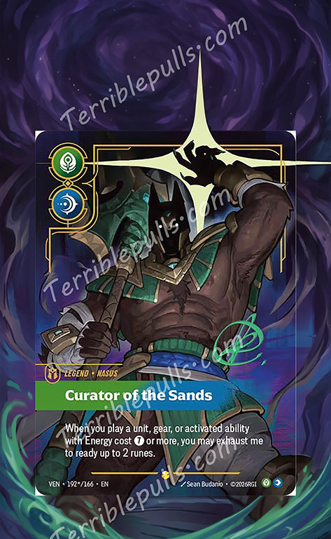 Nasus 192 Curator of the Sands Riftbound: Vendetta