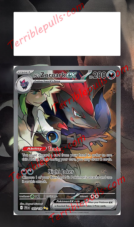 N's Zoroark EX Journey Together Extended Art