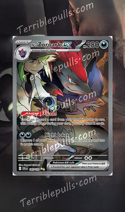 N's Zoroark EX Journey Together Extended Art