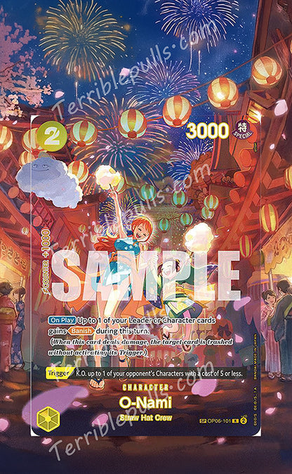 O-Nami SP OP07-101 500 Years in the Future Extended Art