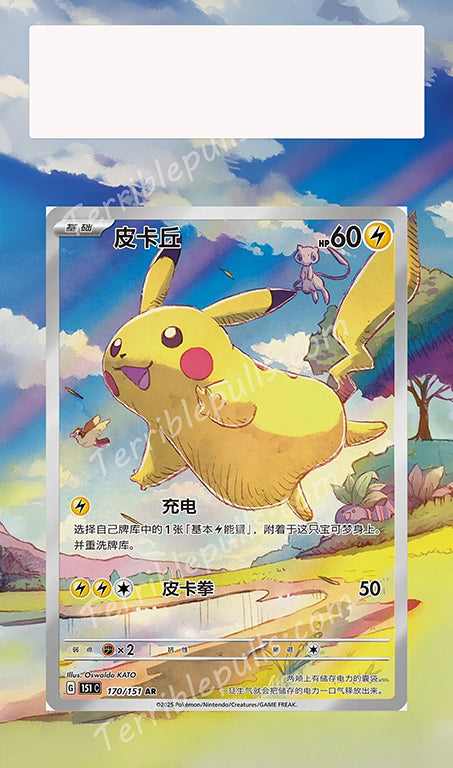 Pikachu 170 Chinese 151  Extended Art