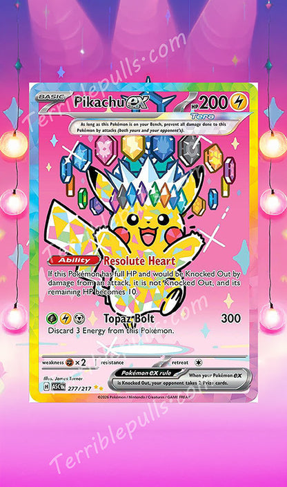 Pikachu EX 277/217 Extended Art