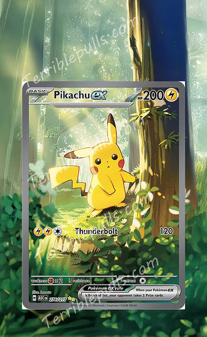 Pikachu EX 276/217 Extended Art