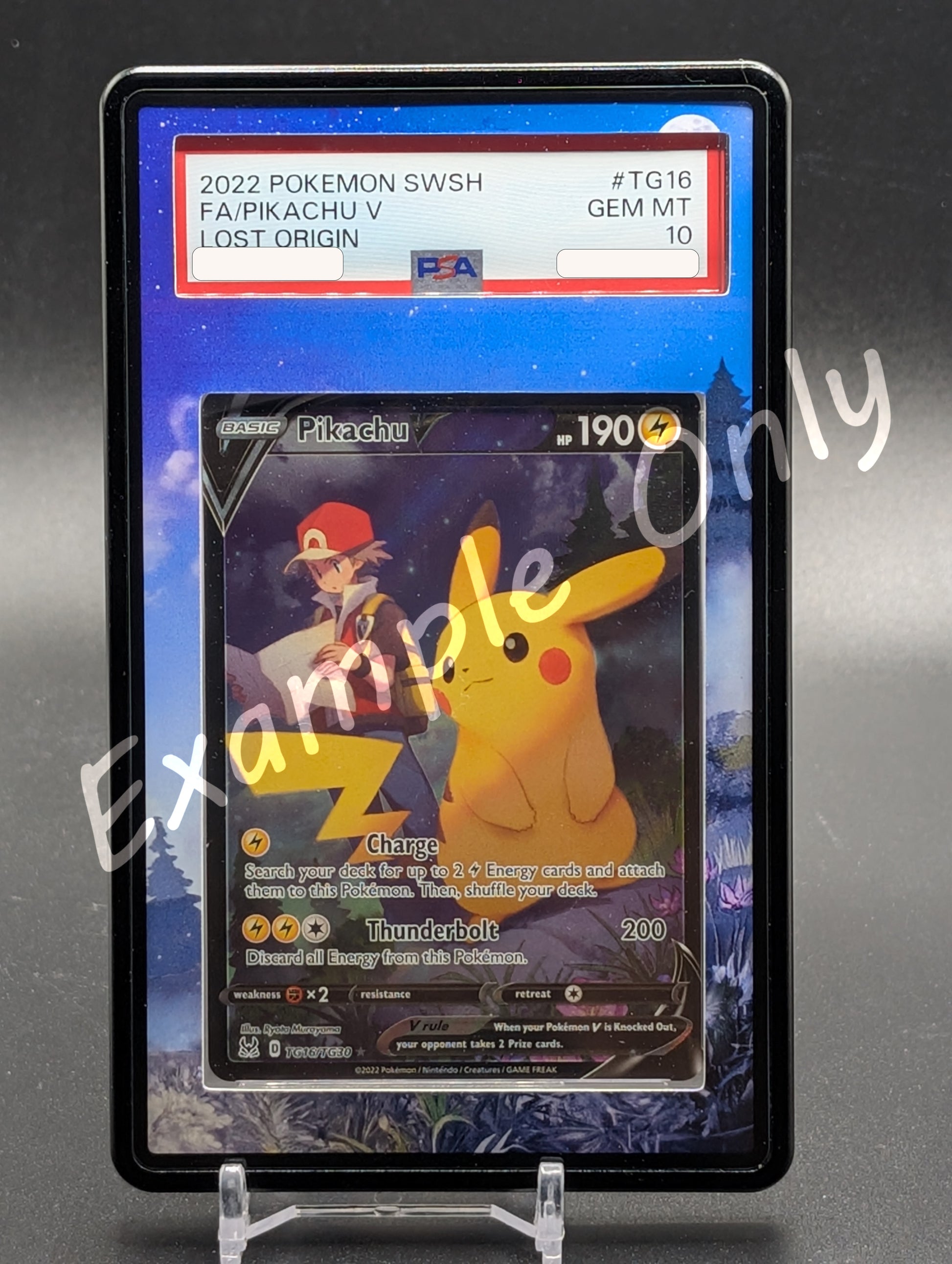 Pikachu V TG67 Lost Origin Extended Art Terrible Slabs Pikachu V TG67 Lost Origin Extended Art Terrible Slabs