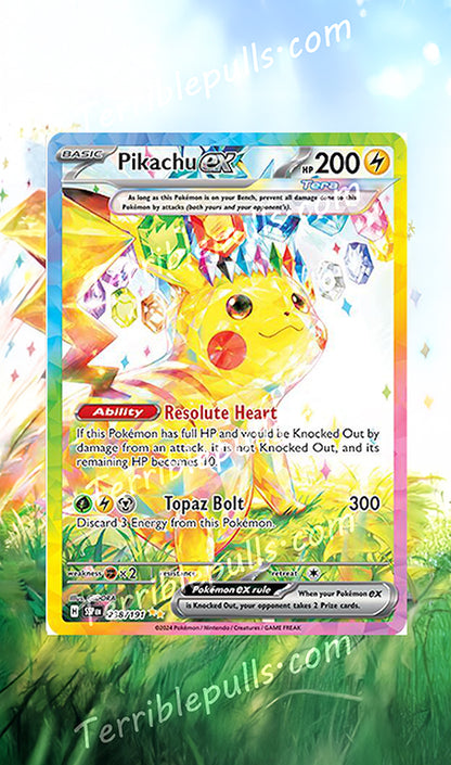 Pikachu EX Surging Sparks Extended Art