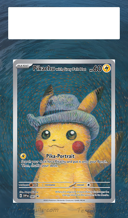 Pikachu with Grey Felt Hat Promo (Van Gogh) Extended Art
