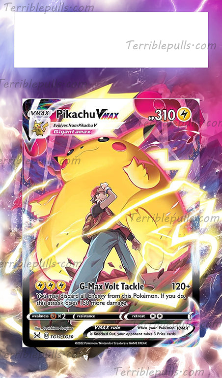 Pikachu Vmax TG17 Lost Origin Extended Art