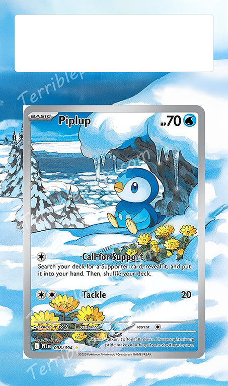 Piplup Phantasmal Flames
