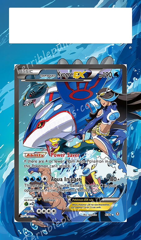 Team Aqua's Kyogre EX 6/34 Extended Art