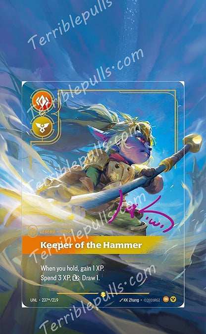 Poppy Keeper of the Hammer 237 Riftbound: Unleashed